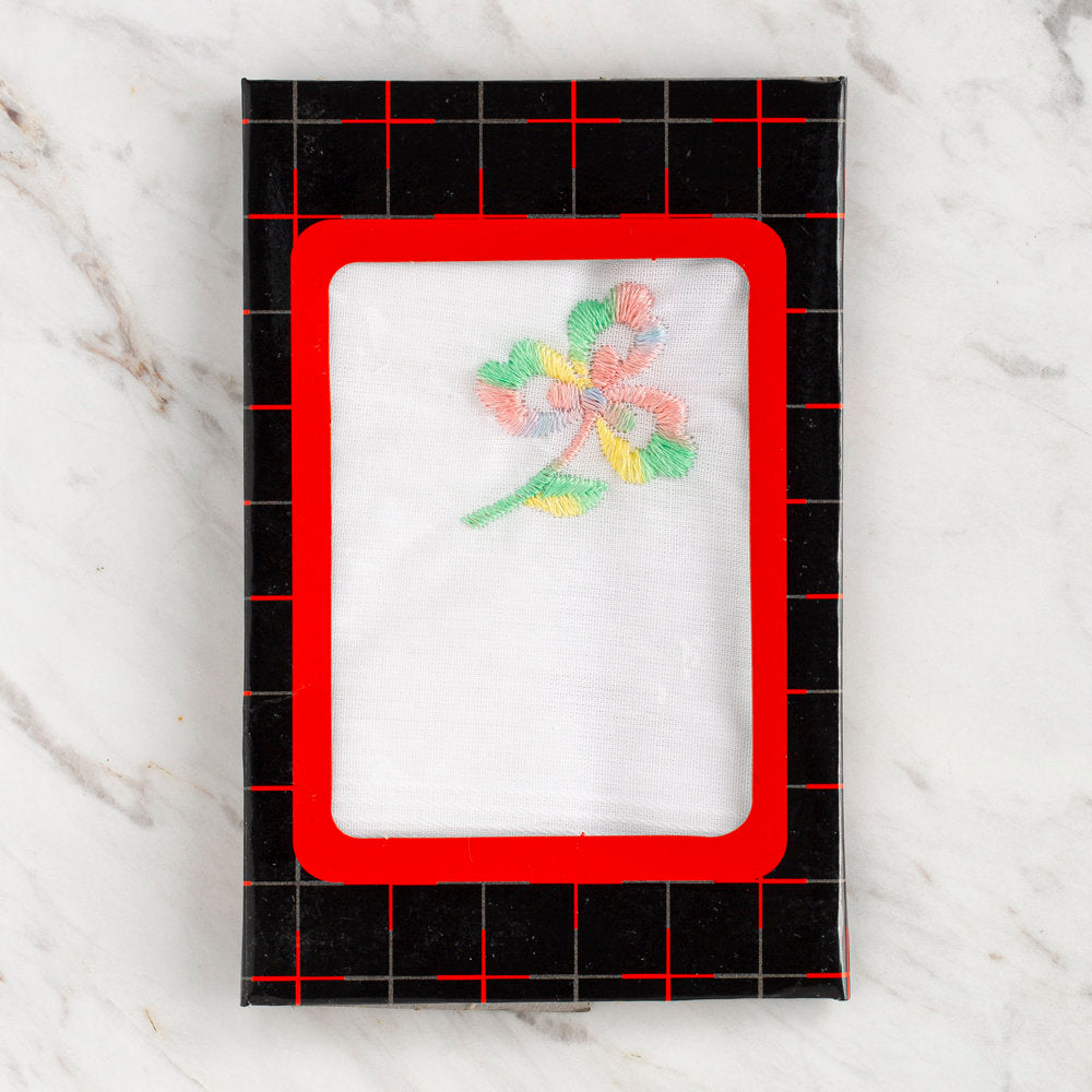 Loren İşlemeli Kadın Mendil - 22